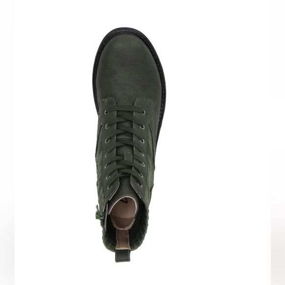 LIFESTRIDE Knockout Lace-Up Combat Boot, Comfort Boot, Green Olive, Size 8, NWT - Picture 15 of 16